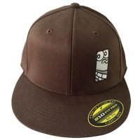 Mangrove Monkey Embroidered Brown FlexFit Hat