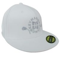 Mangrove Monkey Embroidered White FlexFit Hat