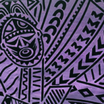 Mangrove Monkey Waina Pattern Fabric